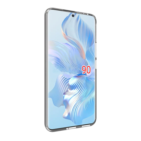 For Honor 90 Water-resistant Texture TPU Phone Case(Transparent)