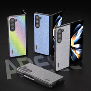 For Samsung Galaxy Z Fold5 ABEEL Diamond Series Black Edge Phone Case(Black)