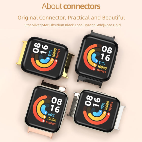 For Redmi Watch 3 Mijobs Honeycomb Texture TPU Watch Band(Midnight Blue Black)