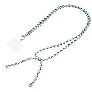 Universal Mixed Color Mobile Phone Lanyard(Black White Mint)