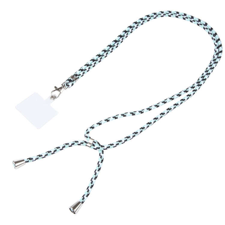 Universal Mixed Color Mobile Phone Lanyard(Black White Mint)
