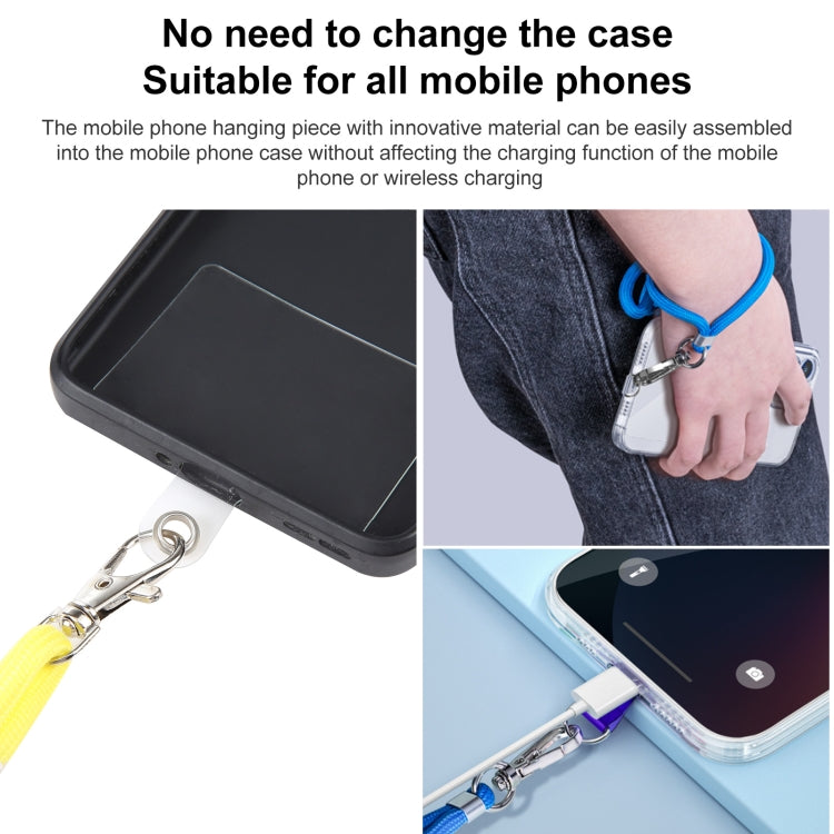 Universal Mixed Color Mobile Phone Lanyard(Yellow Orange)