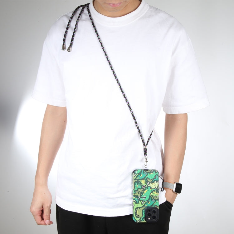 Universal Mixed Color Mobile Phone Lanyard(Yellow Orange)
