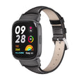 For Redmi Watch 3 Mijobs Genuine Leather Slim Watch Band(Black) -  by MIJOBS | Online Shopping South Africa | PMC TechLife