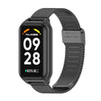 For Xiaomi Smart Band 8 Active / Redmi Band 2 Mijobs Metal Shell + Milan Buckle Metal Watch Band(Black) - free shipping - PMC TechLife - Order now!