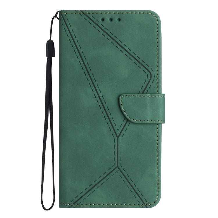 For Xiaomi Redmi Note 12 Pro+ Stitching Embossed Leather Phone Case(Green)