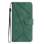 For Xiaomi Redmi Note 12 Pro+ Stitching Embossed Leather Phone Case(Green)