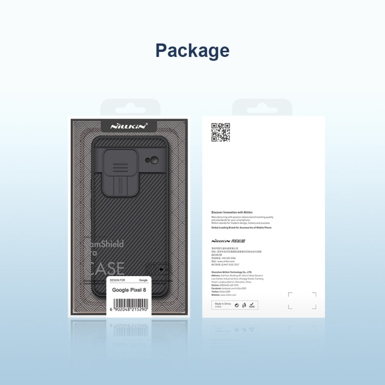 For Google Pixel 8 NILLKIN CamShield Pro PC Phone Case(Black)