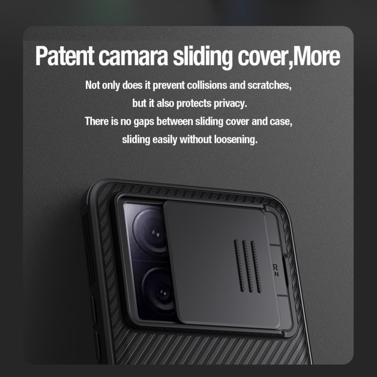 For Xiaomi Redmi K60 Ultra NILLKIN CamShield Pro PC Phone Case(Black)