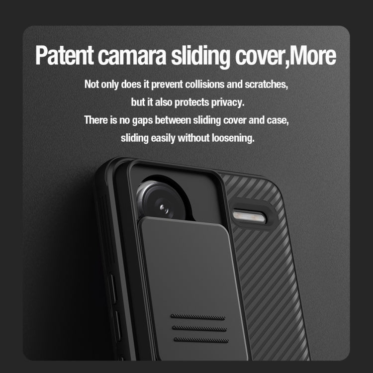 For Xiaomi Redmi Note 13 Pro+ 5G NILLKIN CamShield Pro PC Phone Case(Blue)