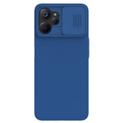 For Realme 9i 5G / 10 5G / 10T 5G NILLKIN Black Mirror Series Camshield PC Phone Case(Blue)