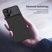 For Realme 9i 5G / 10 5G / 10T 5G NILLKIN Black Mirror Series Camshield PC Phone Case(Blue)