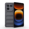 For vivo iQOO 12 5G Magic Shield TPU + Flannel Phone Case(Dark Grey) - free shipping - PMC TechLife - Order now!
