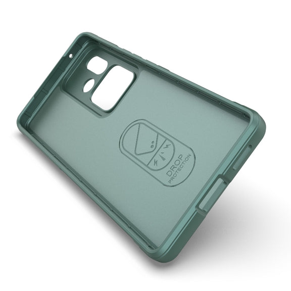 For vivo S18 5G Magic Shield TPU + Flannel Phone Case(Grey)