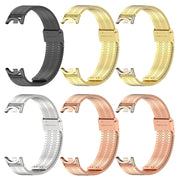 For Xiaomi Mi Band 8 / 9 / 9 NFC Mijobs Stainless Steel Metal Watch Band(Gold+Light Gold)