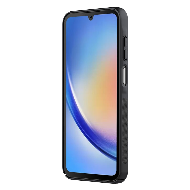 For Samsung Galaxy A25 NILLKIN Black Mirror Series Camshield PC Phone Case(Black)