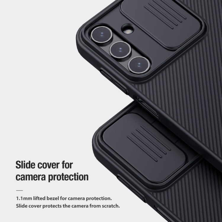 For Samsung Galaxy A25 NILLKIN Black Mirror Series Camshield PC Phone Case(Black)