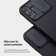 For Samsung Galaxy A25 NILLKIN Black Mirror Series Camshield PC Phone Case(Black)
