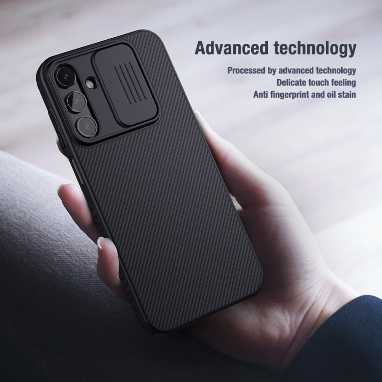 For Samsung Galaxy A25 NILLKIN Black Mirror Series Camshield PC Phone Case(Black)