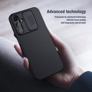 For Samsung Galaxy A25 NILLKIN Black Mirror Series Camshield PC Phone Case(Black)