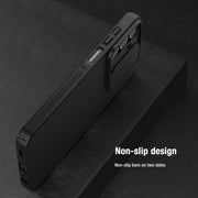 For Samsung Galaxy A25 NILLKIN Black Mirror Series Camshield PC Phone Case(Black)