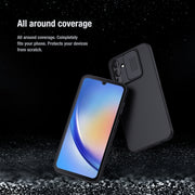 For Samsung Galaxy A25 NILLKIN Black Mirror Series Camshield PC Phone Case(Black)