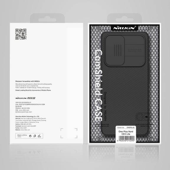For OnePlus Nord CE 3 Lite NILLKIN Black Mirror Series Camshield PC Phone Case(Blue)