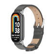 For Xiaomi Smart Band 10 / 9 / 8 Mijobs Microfiber PU Leather Watch Band(Grey Silver) - free shipping - PMC TechLife - Order now!