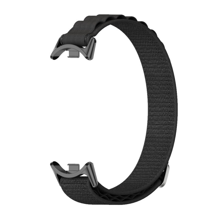 For Xiaomi Mi Band 8 / 9 / 9 NFC Mijobs Nylon Breathable Watch Band(Black)