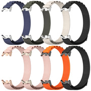 For Xiaomi Smart Band 10 / 9 / 8 Mijobs Nylon Breathable Watch Band(Grey Silver)