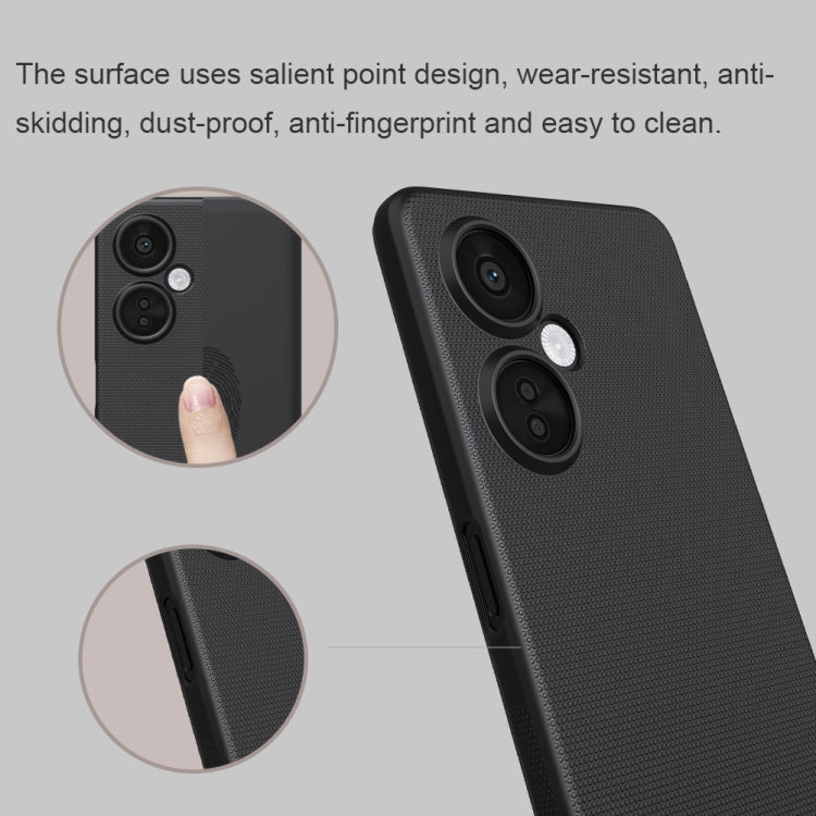 For OnePlus Nord CE 3 Lite NILLKIN Frosted PC Phone Case(Blue)