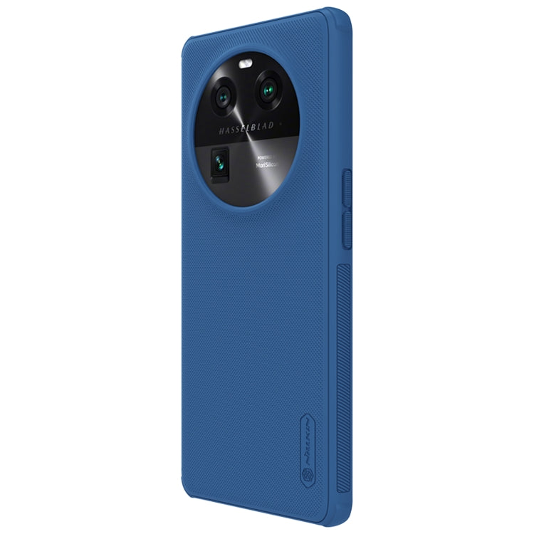 For OPPO Find X6 NILLKIN Frosted Shield Pro PC + TPU Phone Case(Blue)