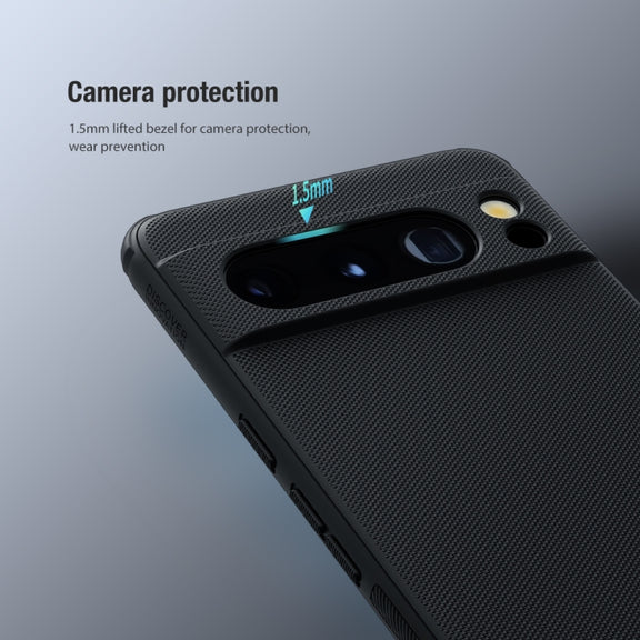 For Google Pixel 8 Pro NILLKIN Frosted Shield Pro PC + TPU Phone Case(Black)