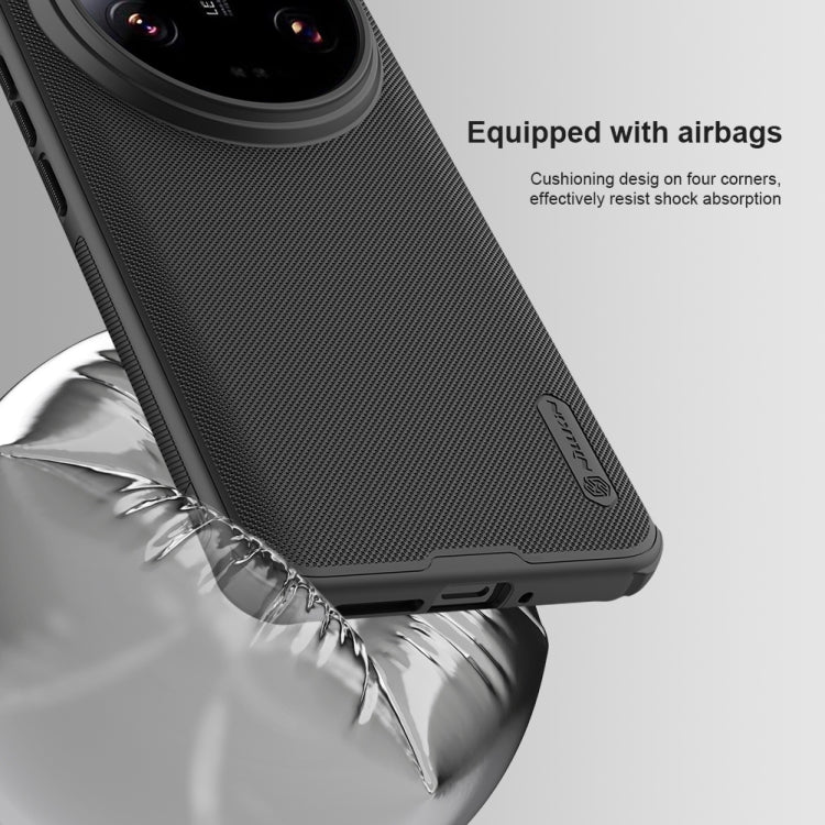 For Xiaomi 14 Ultra NILLKIN Frosted Shield Pro PC + TPU Phone Case(Black)