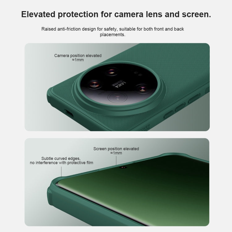 For Xiaomi 14 Ultra NILLKIN Frosted Shield Pro PC + TPU Phone Case(Black)