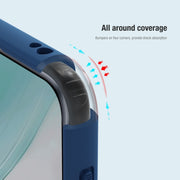 For Huawei Mate 60 Pro NILLKIN Frosted Shield Pro PC + TPU Phone Case(Blue)