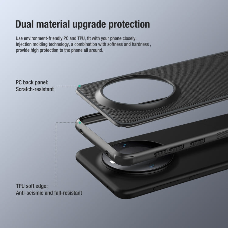 For Huawei Mate 60 NILLKIN Frosted Shield Pro PC + TPU Phone Case(Red)