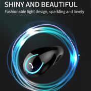 YX08 Ultra-light Ear-hook Stereo Wireless V5.0 Bluetooth Earphones(Black)