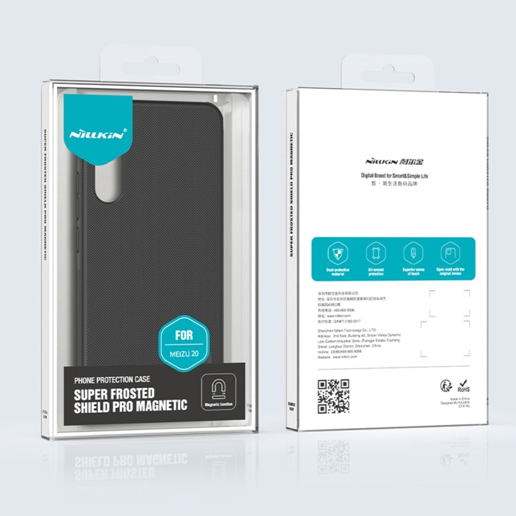 For Meizu 20 NILLKIN Frosted Shield Pro Magnetic Magsafe Phone Case(Green)