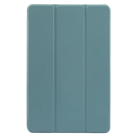 For Xiaomi Pad 6 / Pad 6 Pro Three-fold Holder Flip Tablet Leather Case(Dark Green)