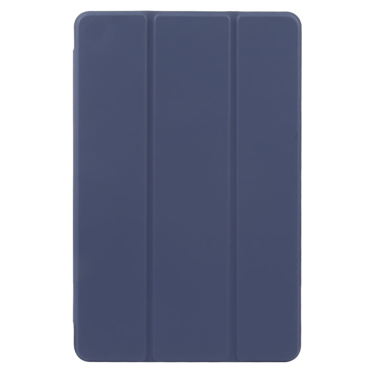 For Xiaomi Pad 6 / Pad 6 Pro Three-fold Holder Flip Tablet Leather Case(Dark Blue)