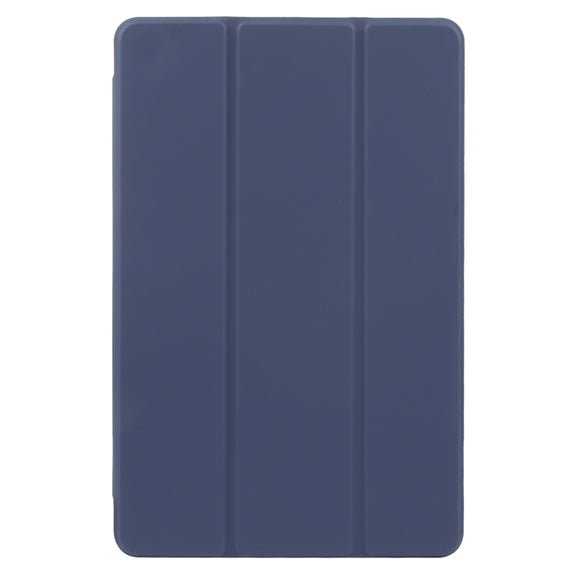 For Xiaomi Pad 6 / Pad 6 Pro Three-fold Holder Flip Tablet Leather Case(Dark Blue)