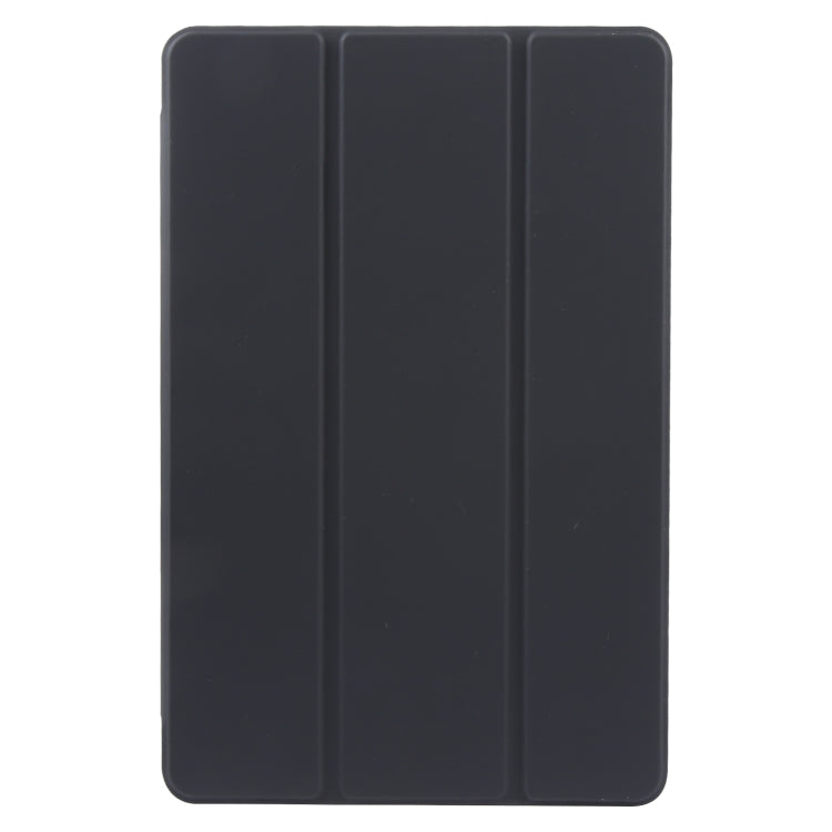 For Xiaomi Pad 6 / Pad 6 Pro Three-fold Holder Flip Tablet Leather Case(Black)