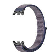 For Xiaomi Mi Band 8 / 9 / 9 NFC Mijobs Breathable Nylon Loop Watch Band(Midnight Blue Black)
