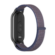 For Xiaomi Mi Band 8 / 9 / 9 NFC Mijobs Breathable Nylon Loop Watch Band(Midnight Blue Black)