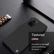 For Xiaomi Redmi K40 / K40 Pro / K40 Pro+ NILLKIN Shockproof TPU + PC Textured Phone Case(Black)