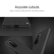 For Xiaomi Redmi K40 / K40 Pro / K40 Pro+ NILLKIN Shockproof TPU + PC Textured Phone Case(Black)