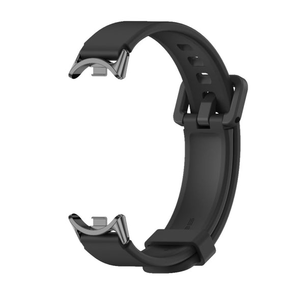 For Xiaomi Mi Band 8 / 9 / 9 NFC Mijobs Silicone Breathable Watch Band(Black)