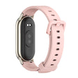 For Xiaomi Mi Band 8 / 9 / 9 NFC Mijobs Silicone Breathable Watch Band(Pink Light Gold) - Watch Bands by MIJOBS | Online Shopping South Africa | PMC TechLife | Buy Now Pay Later Mobicred