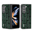 For Samsung Galaxy Z Fold5 ABEEL Genuine Leather Mahjong Texture Series Phone Case(Green) - free shipping - PMC TechLife - Order now!